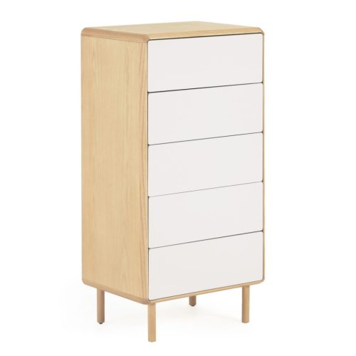 Cómoda Anielle de 5 cajones 60 x 117 cm
