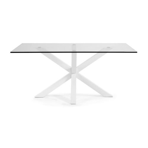 Mesa Argo de cristal rectangular