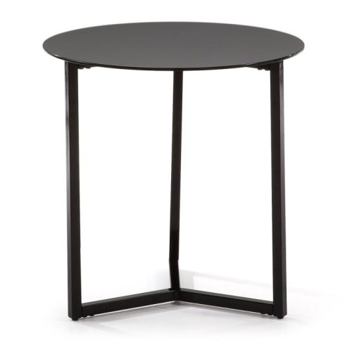 Mesa auxiliar Raeam cristal Ø 50 cm