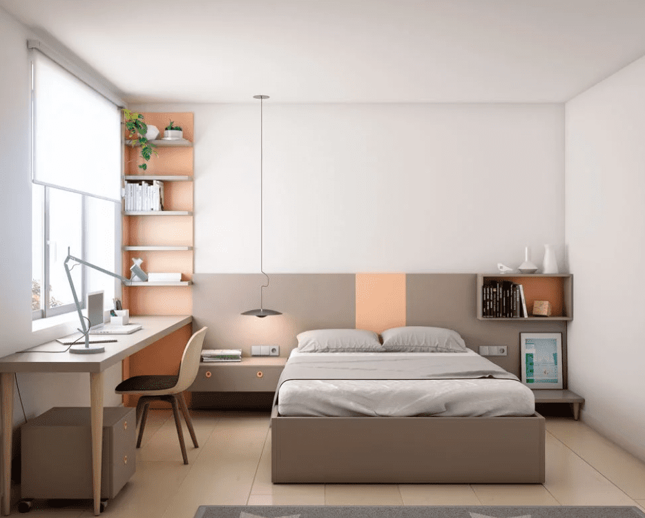 Escritorio zona de estudio inspiradora