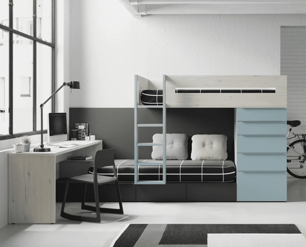 habitaciones juveniles modernos en valencia 